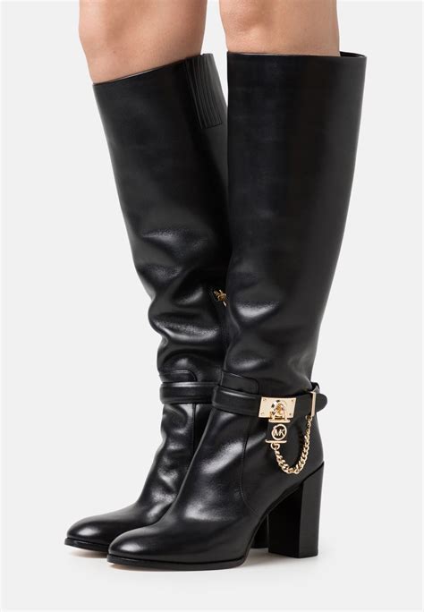 michael kors thigh boots|michael kors black high boots.